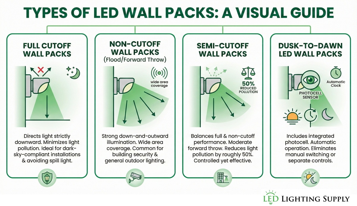 LED Wall Pack Infographics